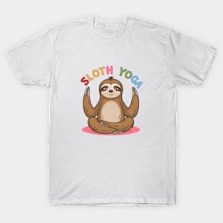 Sloth yoga T-Shirt